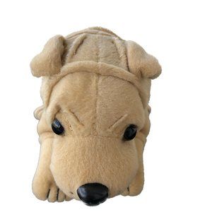 Payden Rygel Shar Pei Puppy Dog 9" Tan Stuffed Plush Gold Chain Collar Promo